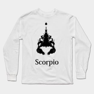 Scorpio Inkblot Test Long Sleeve T-Shirt